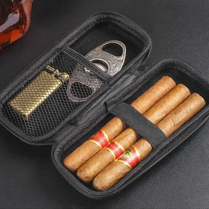Travel Accessories Usa - Estojo portátil para charutos em EVA,