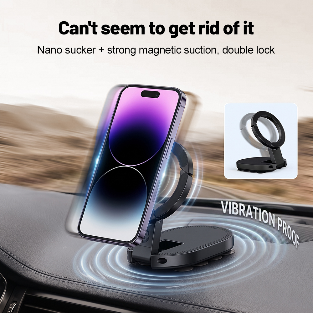 Travel Accessories And Gadgets - 360 ° Suporte de Telefone Magnético
