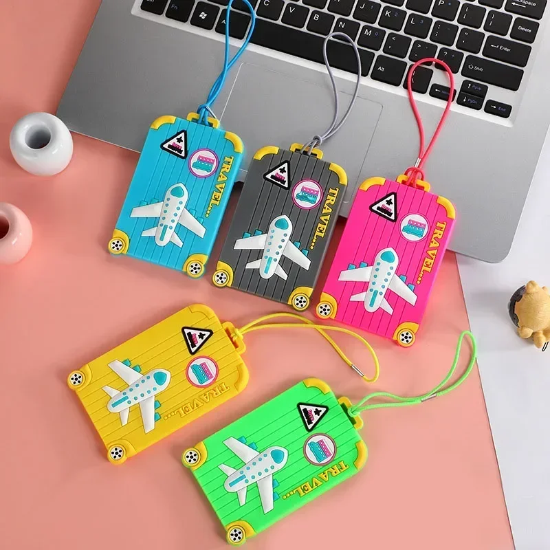 Travel Accessories For Kids - Portátil PVC Bagagem Tag, Acessórios de