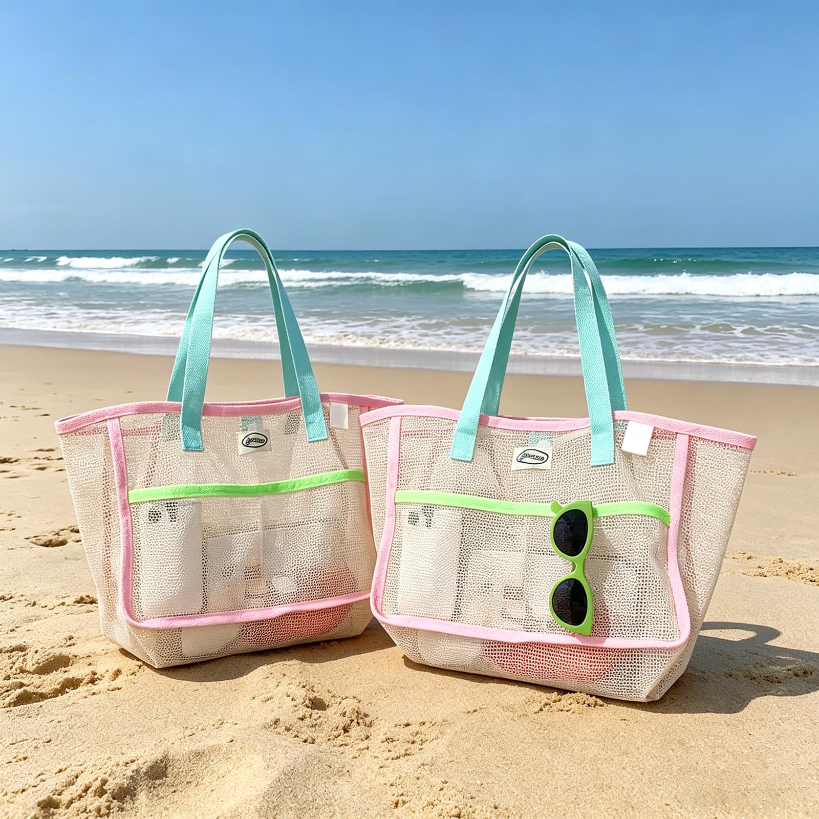 Travel Accessories Usa - Bolsas de Praia para Mulheres, Coloridas,