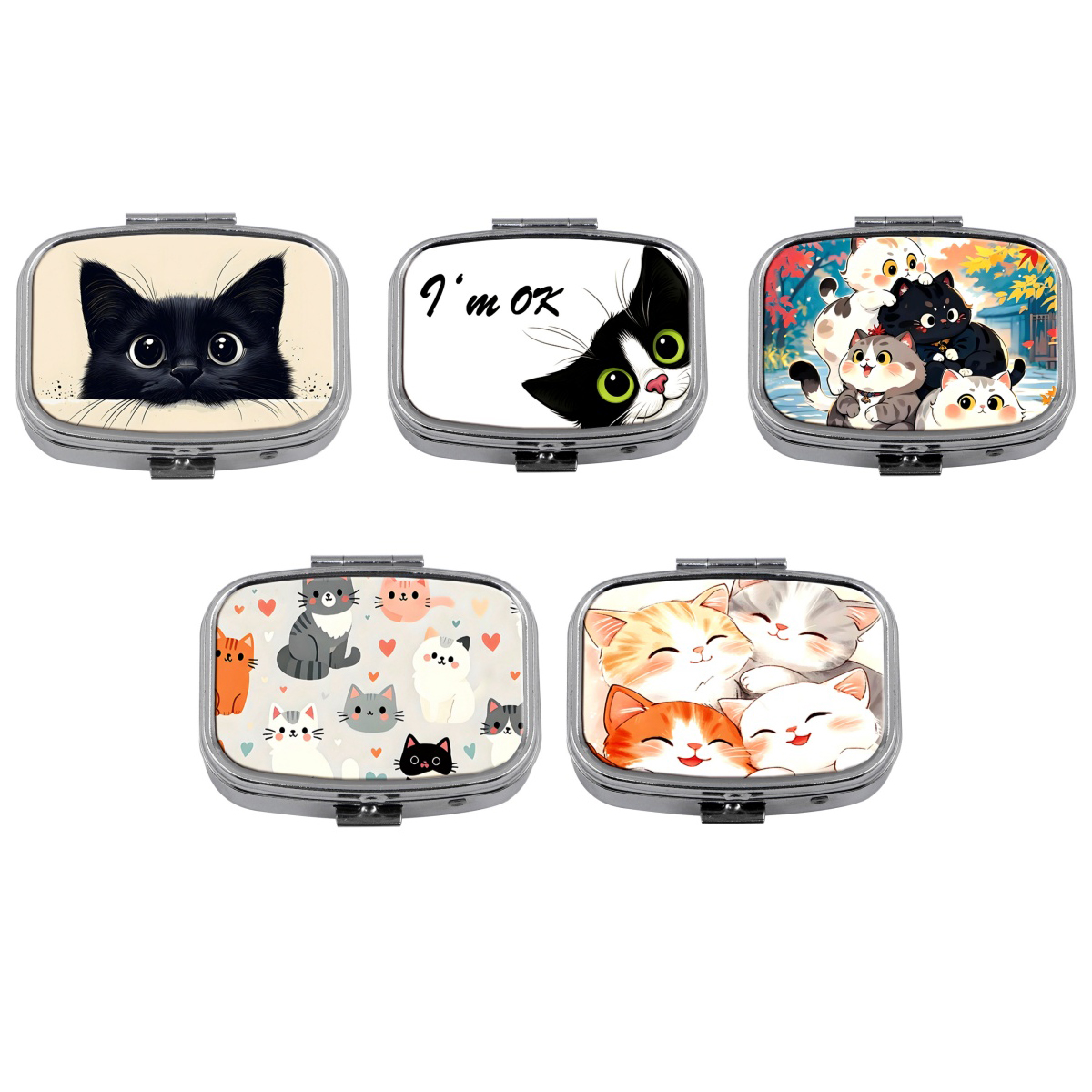 Travel Accessories For Japan - Caixa de comprimidos de gato bonito
