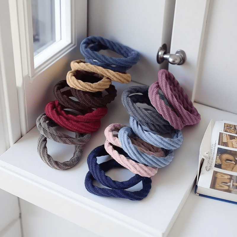 50 PCS Laços de Cabelo de Nylo - Travel Accessories Aesthetic avaliação e preço