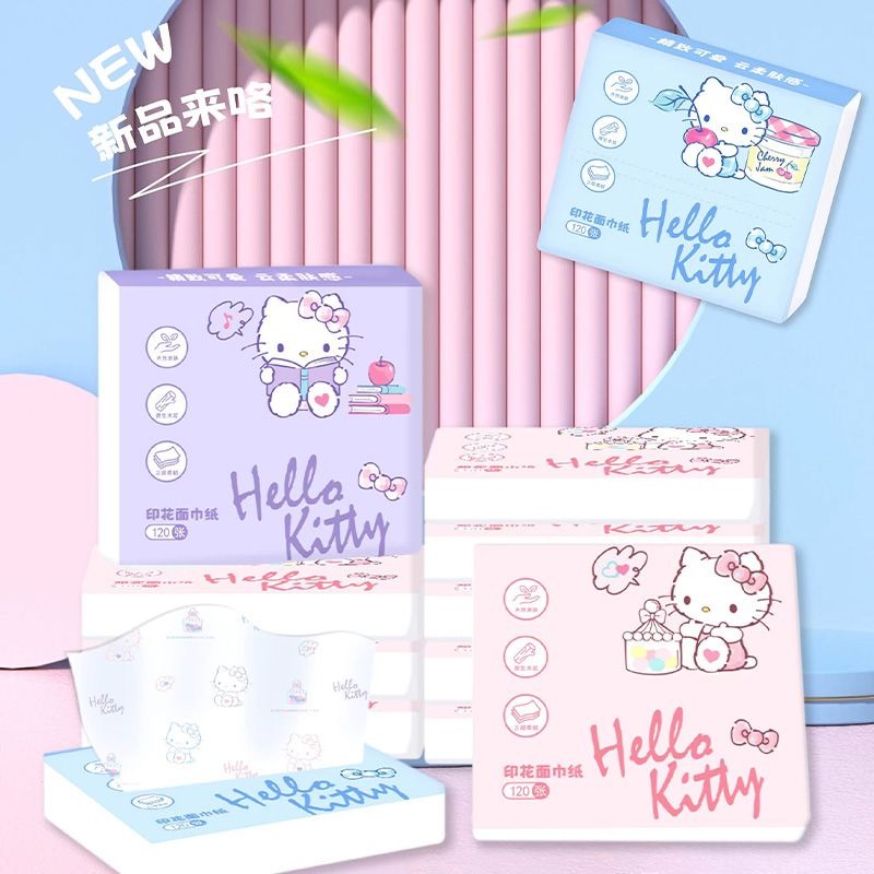 Novo Kit de Lenços Hello Kitty - Travel Accessories For Japan avaliação e preço