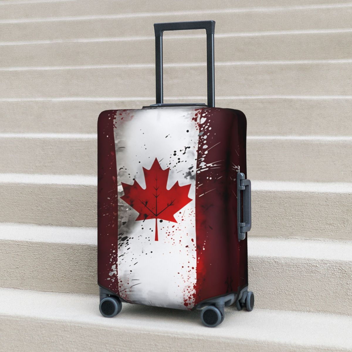 Capa de Mala com Bandeira Vint - Travel Accessories Canada avaliação e preço