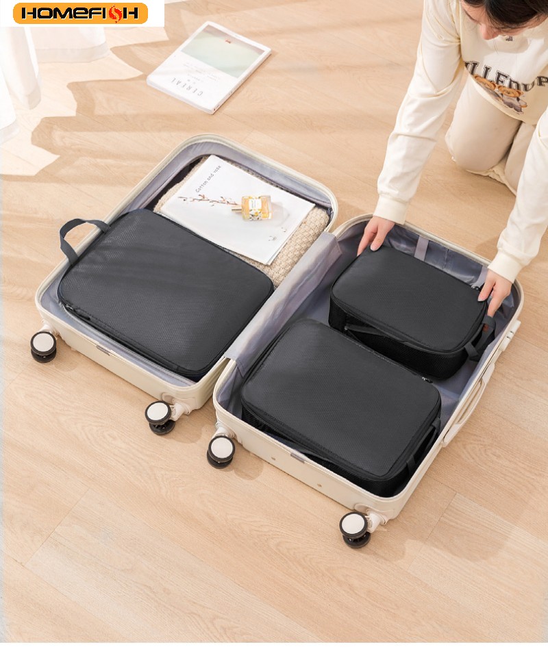 Conjunto de 3 Peças de Bolsa d - Travel Packing Cube avaliação e preço