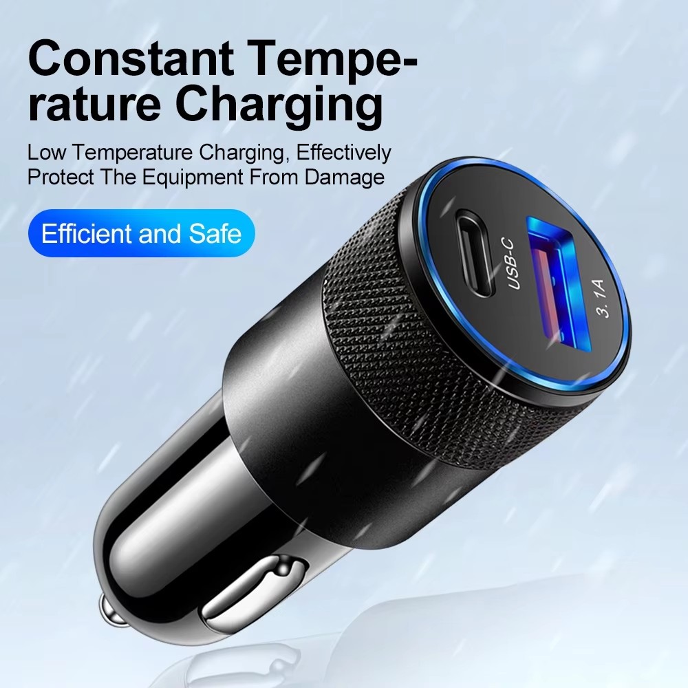 Carregador USB 3.1A para Carro - Travel Plug Type C avaliação e preço
