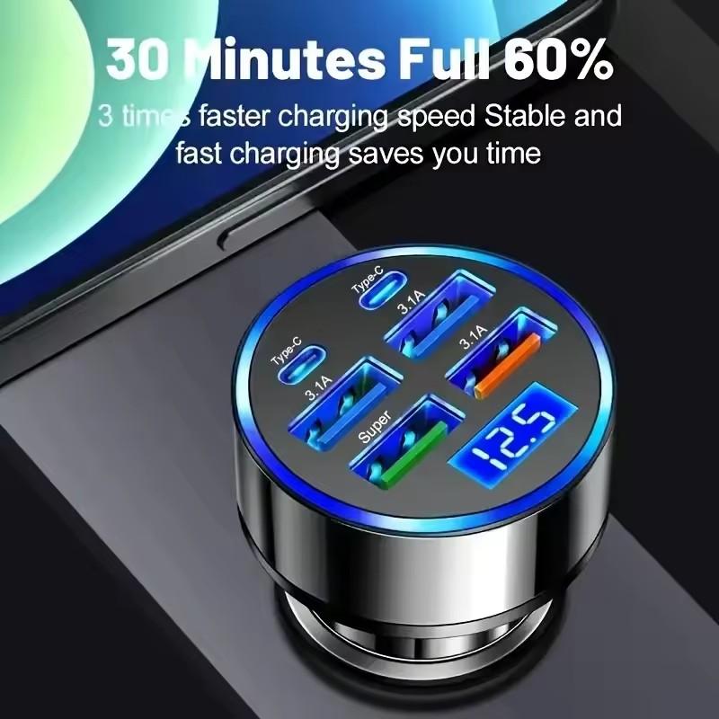 Carregador de carro 300W PD 6  - Travel Plug Type C avaliação e preço