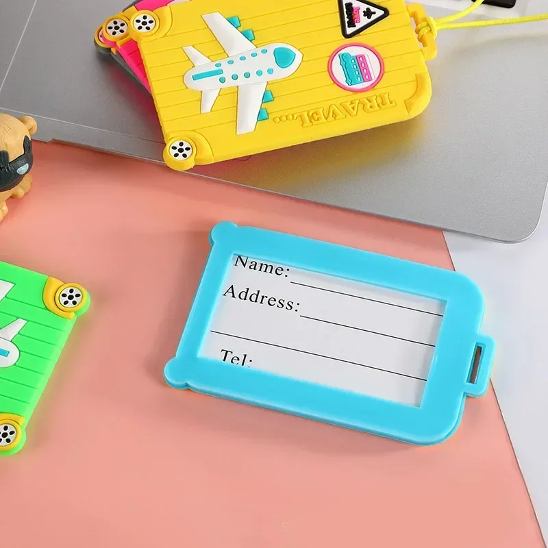 Portátil PVC Bagagem Tag, Aces - Travel Accessories For Kids avaliação e preço