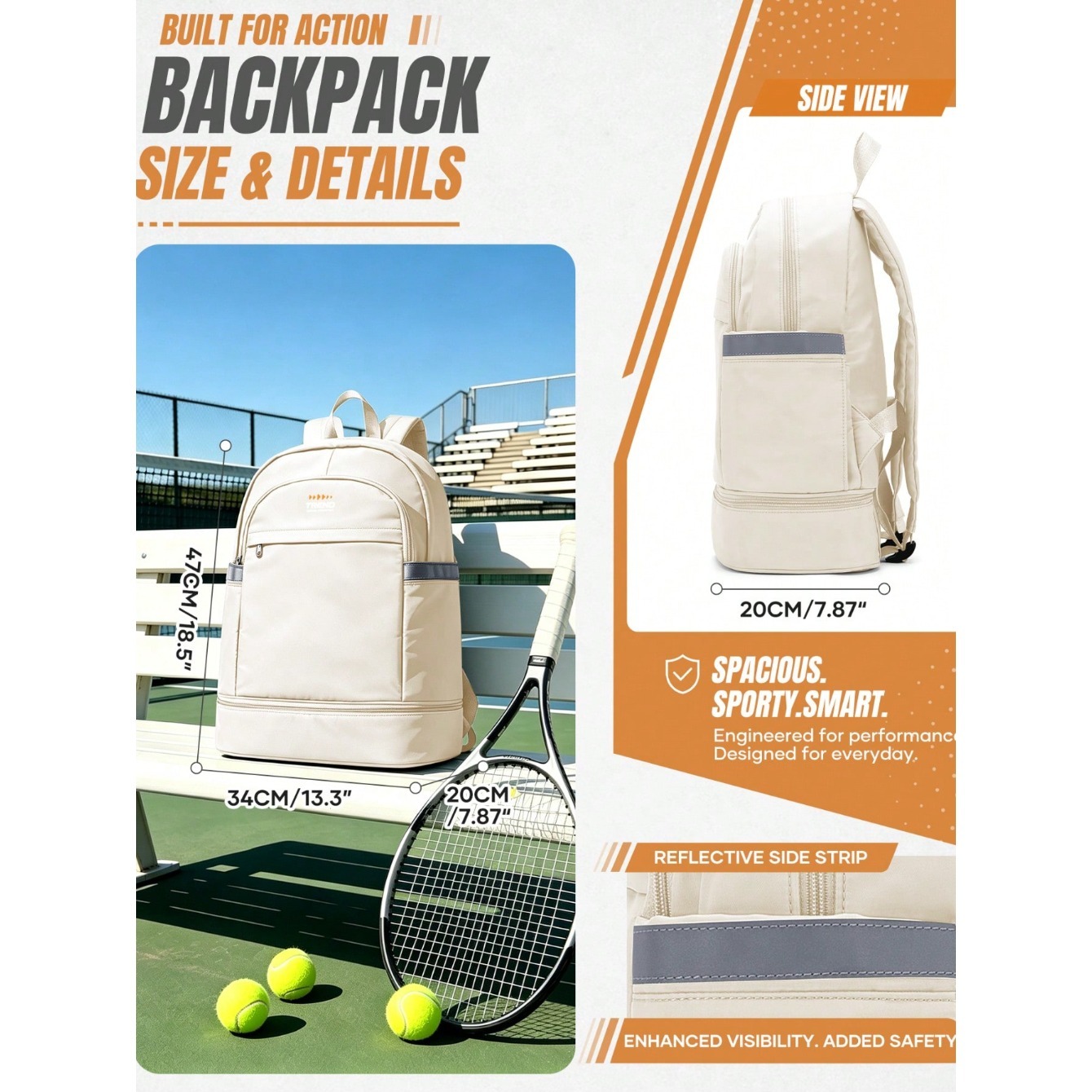 Mochila Casual Feminina, Mochi - Shoe Bag Travel avaliação e preço