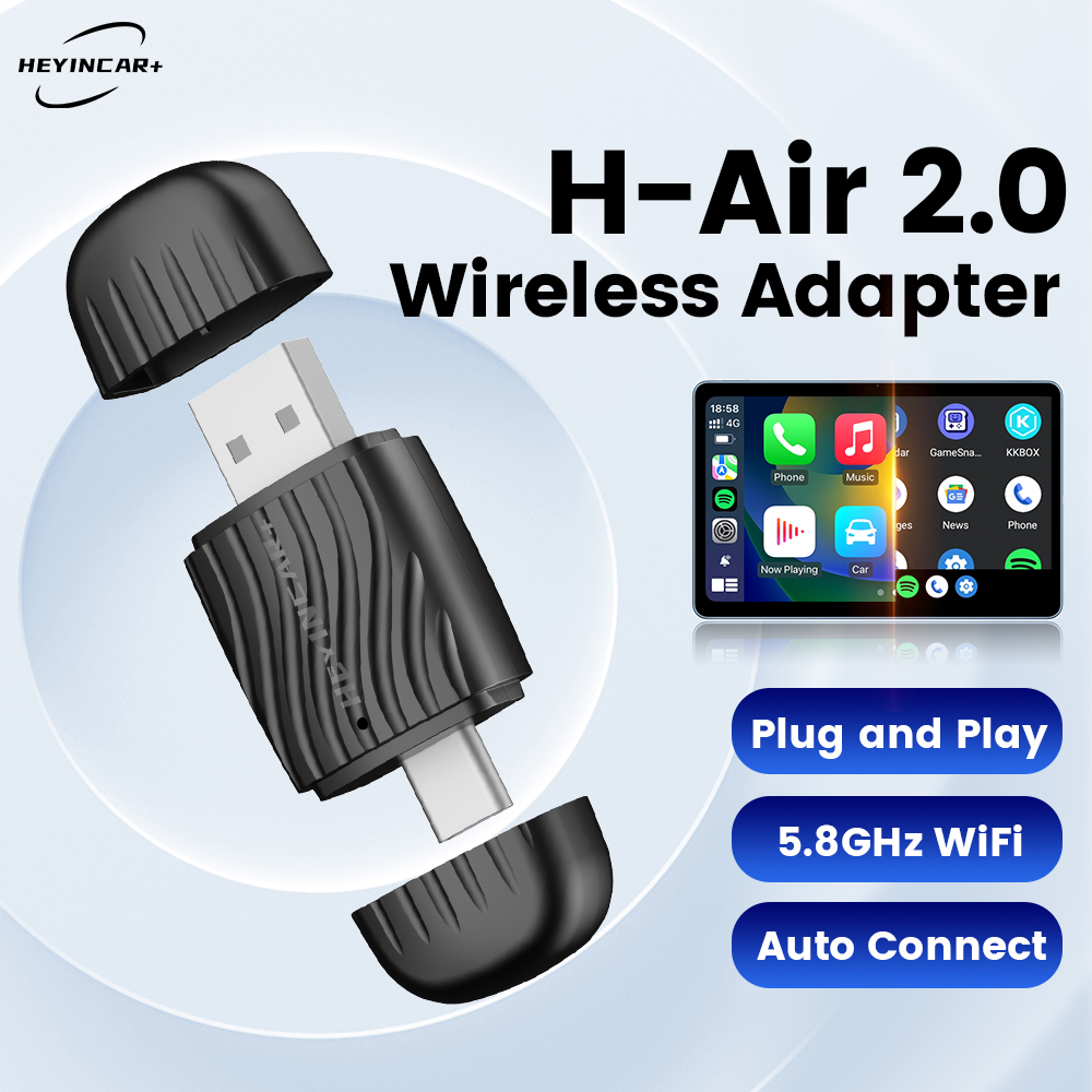 Adaptador Sem Fio HEYINCAR 2 e - Travel Plug Type C avaliação e preço