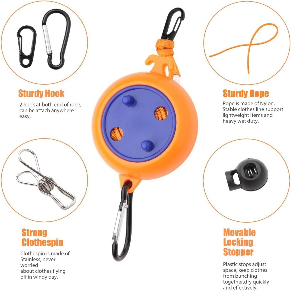 Varal Retrátil de 10M para Ext - Travel Accessories And Gadgets avaliação e preço