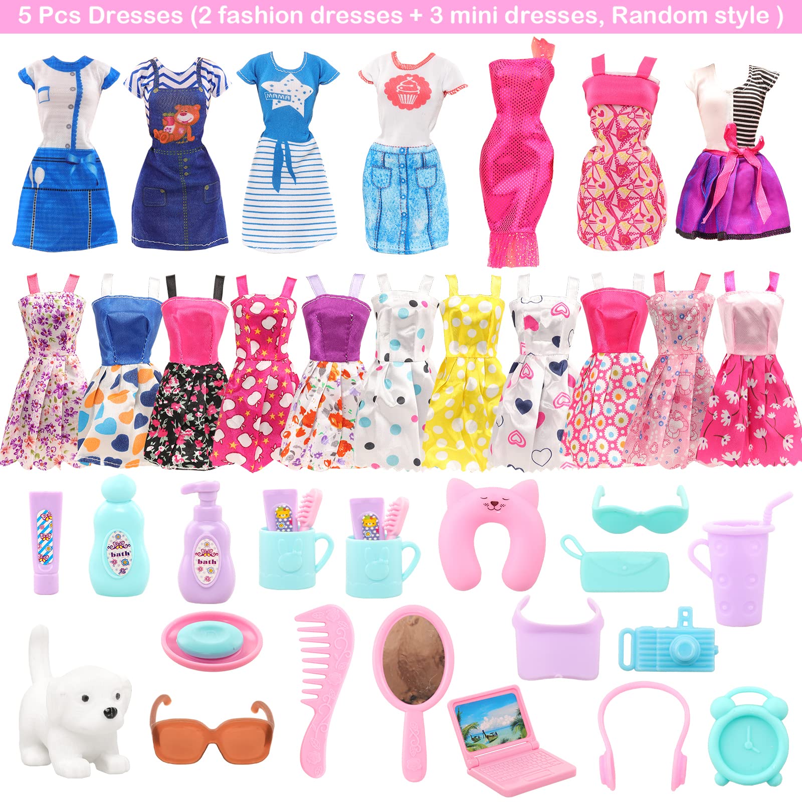 Barwa-boneca roupas e acessóri - Travel Accessories For Kids avaliação e preço