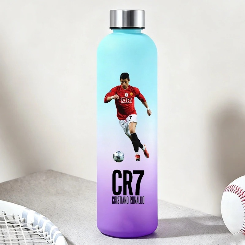 900ml cr7 garrafas de água cas - Travel Accessories For Kids avaliação e preço