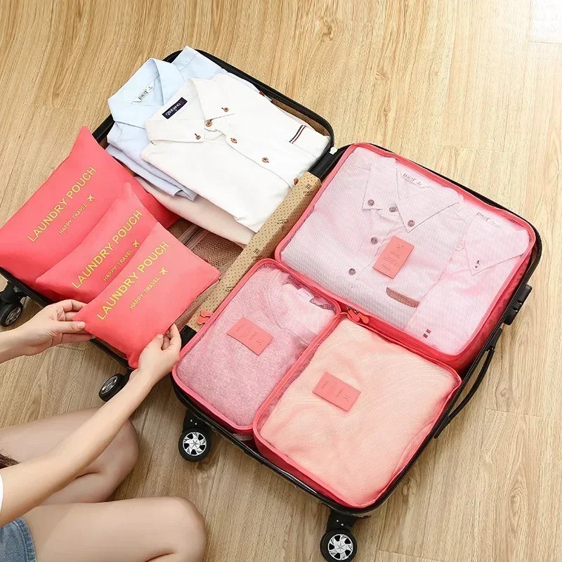Conjunto de 6 Peças de Bolsas  - Travel Packing Cube avaliação e preço