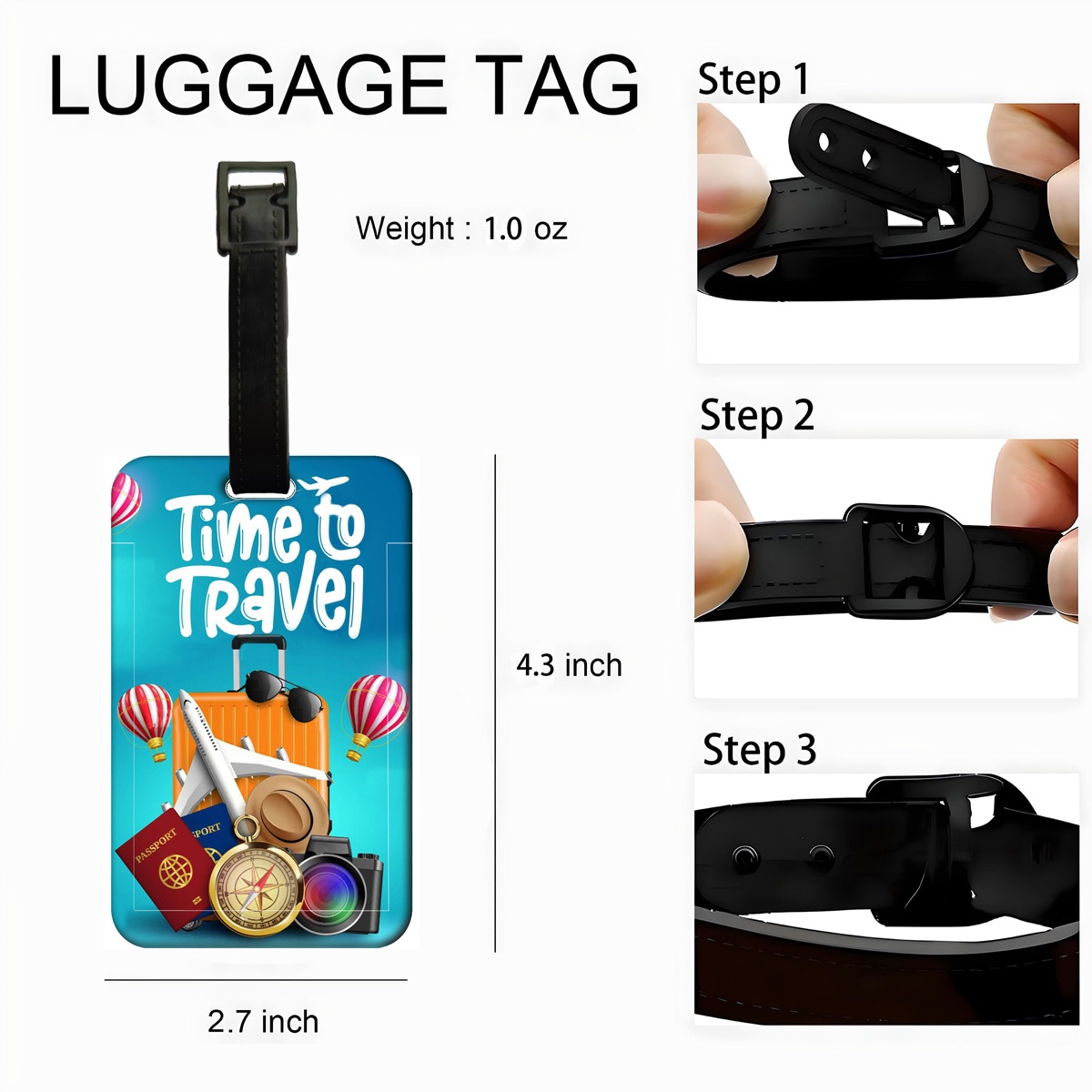 Etiqueta de Bagagem Estilo Via - Travel Accessories For Kids avaliação e preço