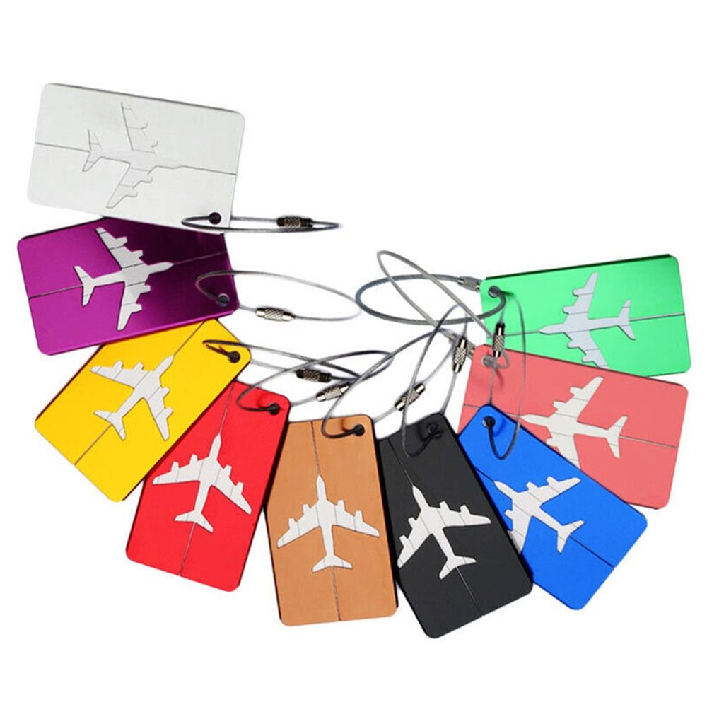 Alumínio Bagagem Tags com Cord - Travel Accessories And Gadgets avaliação e preço