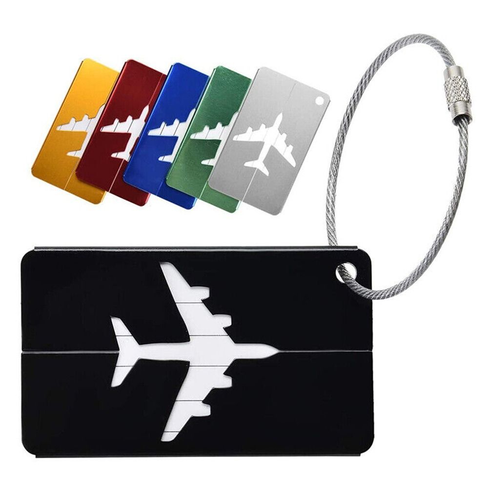 Alumínio Bagagem Tags com Cord - Travel Accessories And Gadgets avaliação e preço
