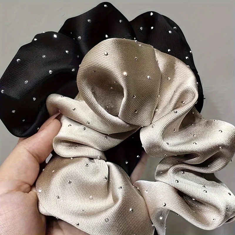 1/3PCS Scrunchies de Cetim com - Travel Accessories Aesthetic avaliação e preço