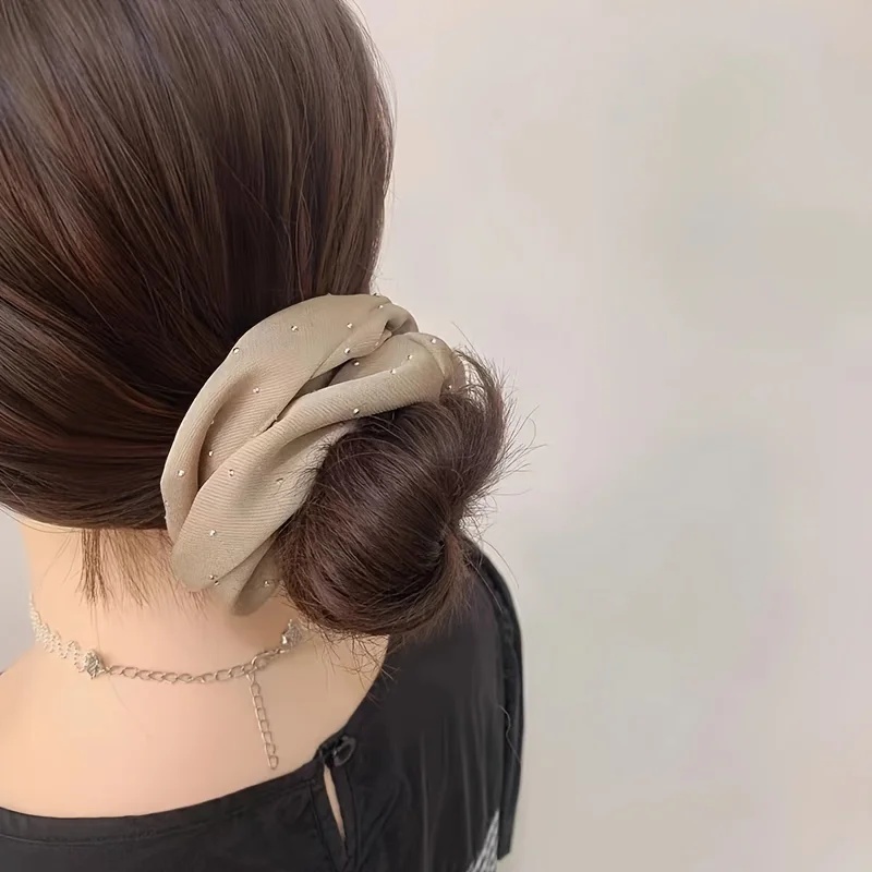 1/3PCS Scrunchies de Cetim com - Travel Accessories Aesthetic avaliação e preço